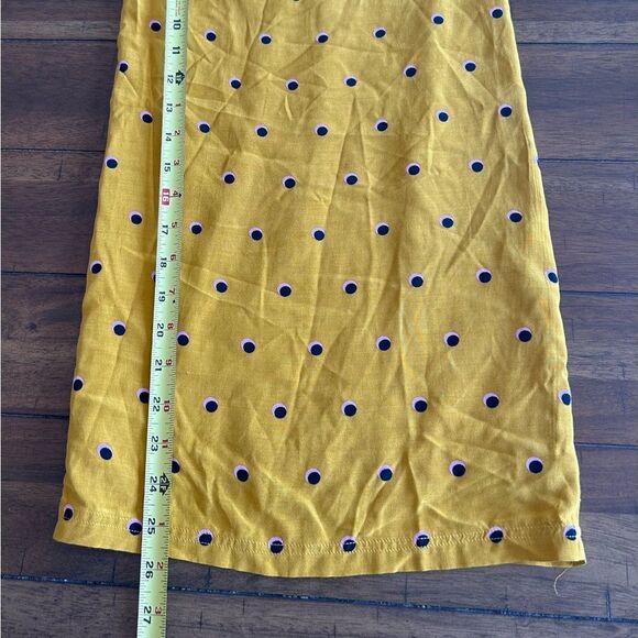 ASTR The Label Gold Print Polka Dot Wide Leg Viscose Pants Size Small - Picture 4 of 12